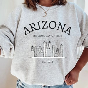 Arizona Sweatshirt, Vintage Arizona Sweater, Arizona Shirt, Arizona Crewneck, Arizona Vacation Sweatshirt, Arizona State, Arizona Gift