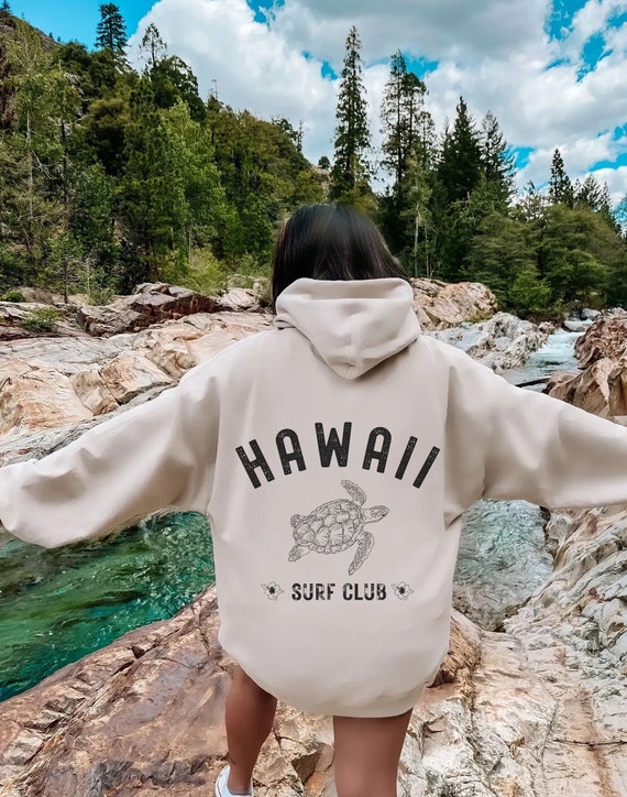 Hawaii Hoodie Turtle Hoodie Surf Hoodie Aloha State Hoodie