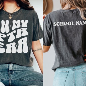 In My PTA Era, Parent Teacher Association Shirt, PTO School Shirt, Parent Teacher Association Gift, Back to School Shirt, Comfort Colors Tee
