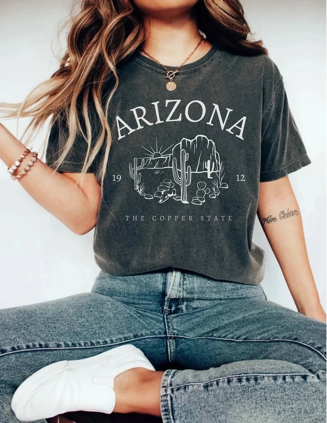 Bobauna Arizona Make-up Tasche - Coole Reise-Kosmetiktasche Mit 3D-Druck, Wasserdicht & Geräumig