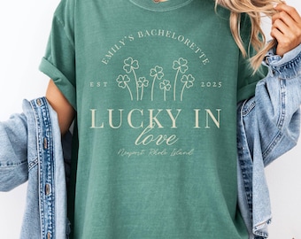 St Patrick's Day Bachelorette Party Shirts,  St Patricks Bachelorette Shirts, Irish Bride, Custom Bachelorette Shirts, St Pattys Bach Club