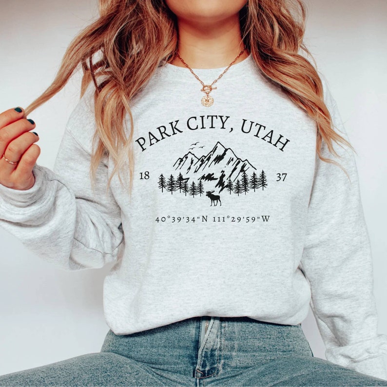 Park City Utah Sweatshirt, Park City Utah Crewneck, Utah Shirt, Park