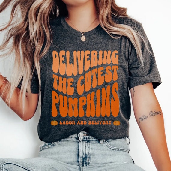 Labor and Delivery Nurse Halloween Shirt, L and D Nurse Shirt, Halloween OB Nurse, Delivery Nurse Team T-Shirt, Baby Nurse Tshirt, L&D Nurse