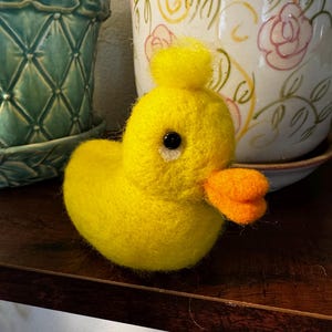 Little Duck | Easter Duckling | Needle Felted Duckling | Cute Baby Duck | Simple Duck