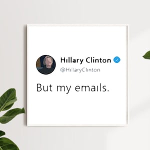 Hillary Clinton, Hillary Clinton Print, Hillary Clinton Quote, Hillary Clinton 12 x 12 Art Print
