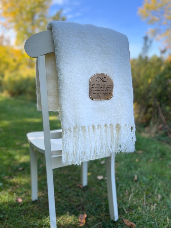 Personalized Genuine Leather Patch Wedding Favor Blankets Bulk Options Etsy Canada