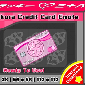 Sakura Credit Card Emote