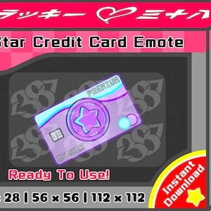 Star Credit Card Emote