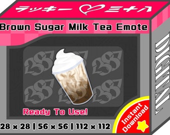 Brown Sugar Milk Tea Emote