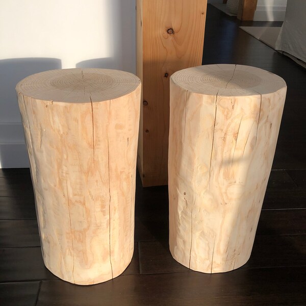 Tree Stump Table Etsy