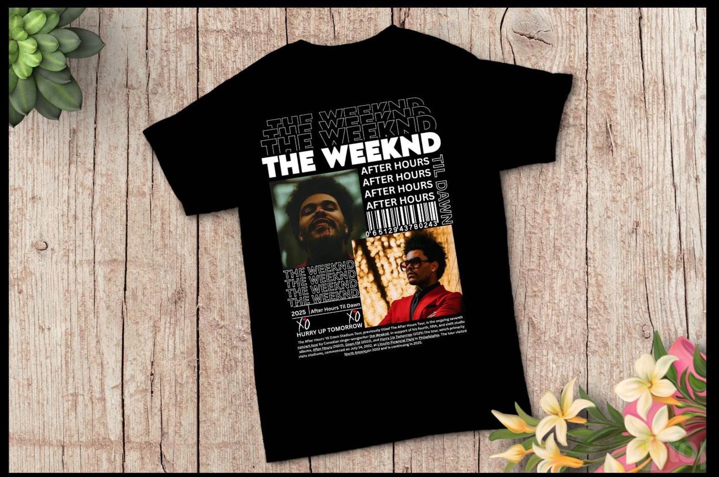 The Weeknd Shirt Template