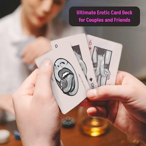 Deck de poker érotique numérique - Cartes à jouer sensuelles imprimables | Art positif pour le corps | Rendez-vous En Couple Jeu | Adultes uniquement