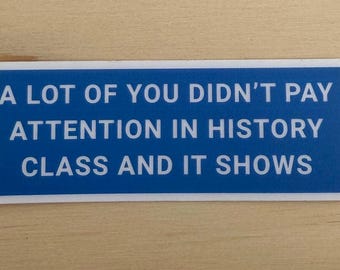 History class sticker