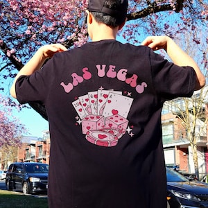 Las Vegas Birthday Trip Shirt Retro Casino Girl Trip Tee Party TShirt Poker Dice Chips Birthday Party Tee Group Matching Tee Surprise Family