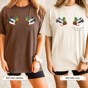 Custom Patchwork Mallard Duck Bachelorette Shirt Personalized Bridesmaid Bridal Party Bach Girls Trip Birthday Lake Bride Farmhouse Cabin image 14