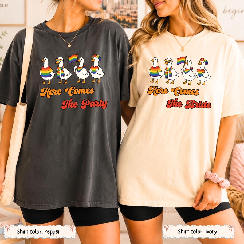 Pride Goose Bachelorette Shirt Funny LGBTQ Goose Tee Rainbow Pride Pride Goose Bachelorette Shirt Funny LGBTQ Goose Tee Rainbow Pride