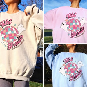 RBT Halloween Sweatshirt Behavior Technician Sweater Fun Mathcing Group Shirt Cute Ghost Disco Retro Behavior Tech Student Teacher ABA Gift