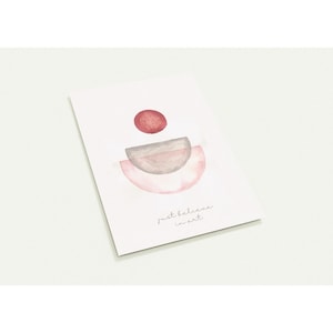 10 cartoline geometriche "Credi nell'arte", biglietti d'auguri, biglietti d'auguri, biglietti d'ispirazione, in formato A6, motivo pittura ad acquerello