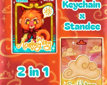 LMK | Monkey King | Acrylic Keychain and Spinning Standee |