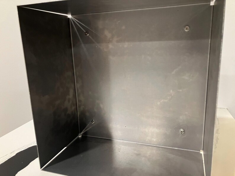 Magnetic Metal Storage Box 10”x10”x5” – Shop Parts Bin – Holds Hardware ...