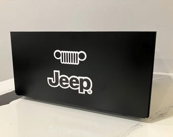 Jeep Wrangler Cargo Storage Box | Handmade Steel Organizer | Rear Trunk Utility Box | Overland Gear Storage