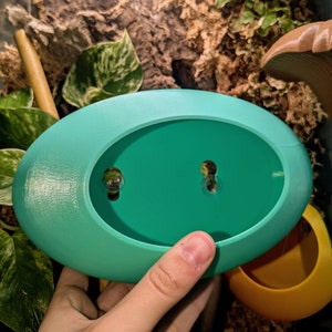 Arboreal Oval Gecko Pod | Crested gecko hide | Reptile Cave | 3D Printed | Amphibian Accessory