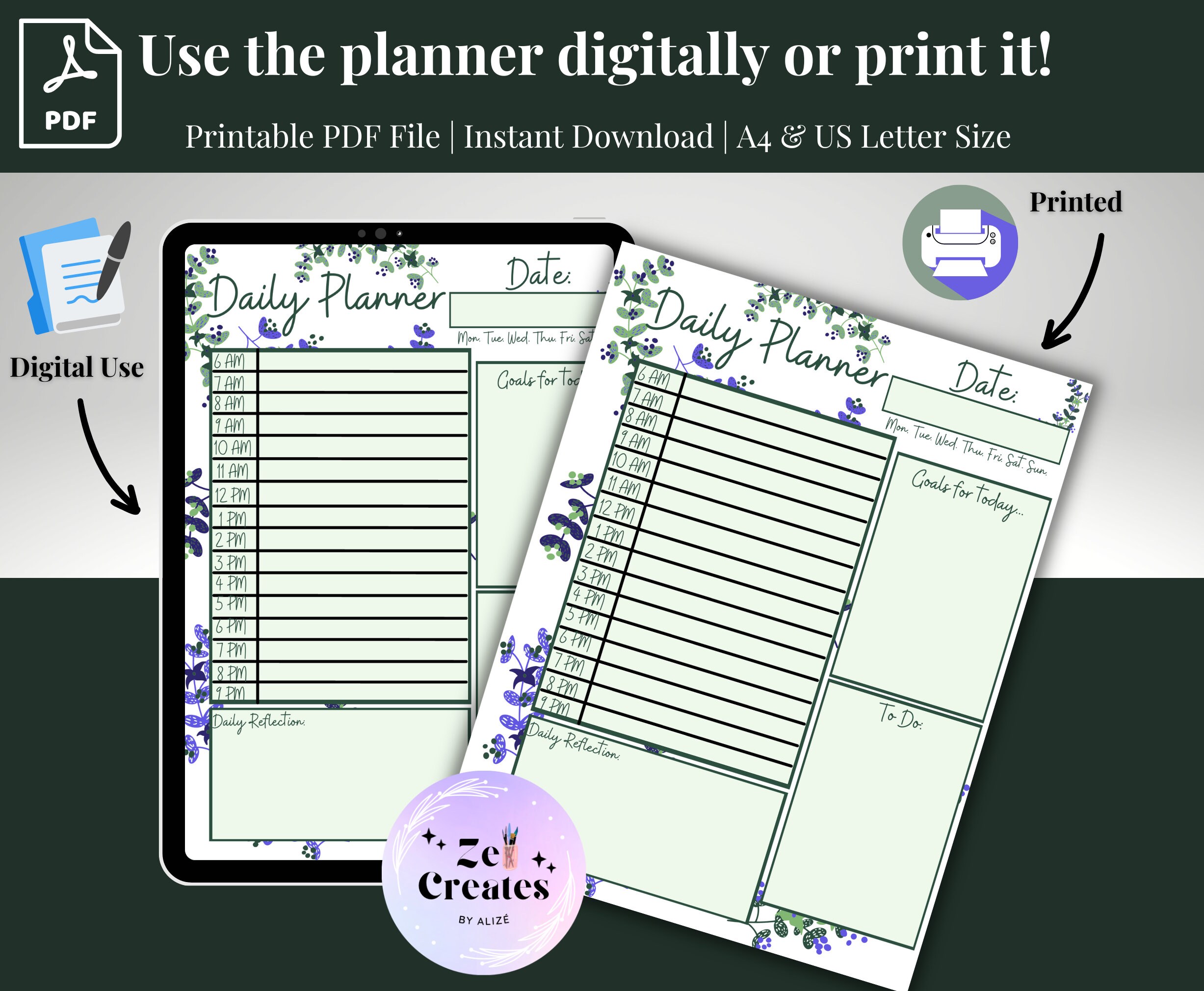 Printable PDF Daily Planner Daily Schedule A4 US Letter Size To Do printable-pdf-daily-planner-daily-schedule-a4-us-letter-size-to-do