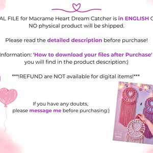 May include: Two macrame heart dream catchers, one pink and one purple, with white beads hanging from the bottom. The dream catchers are hanging from a string with lights behind them.