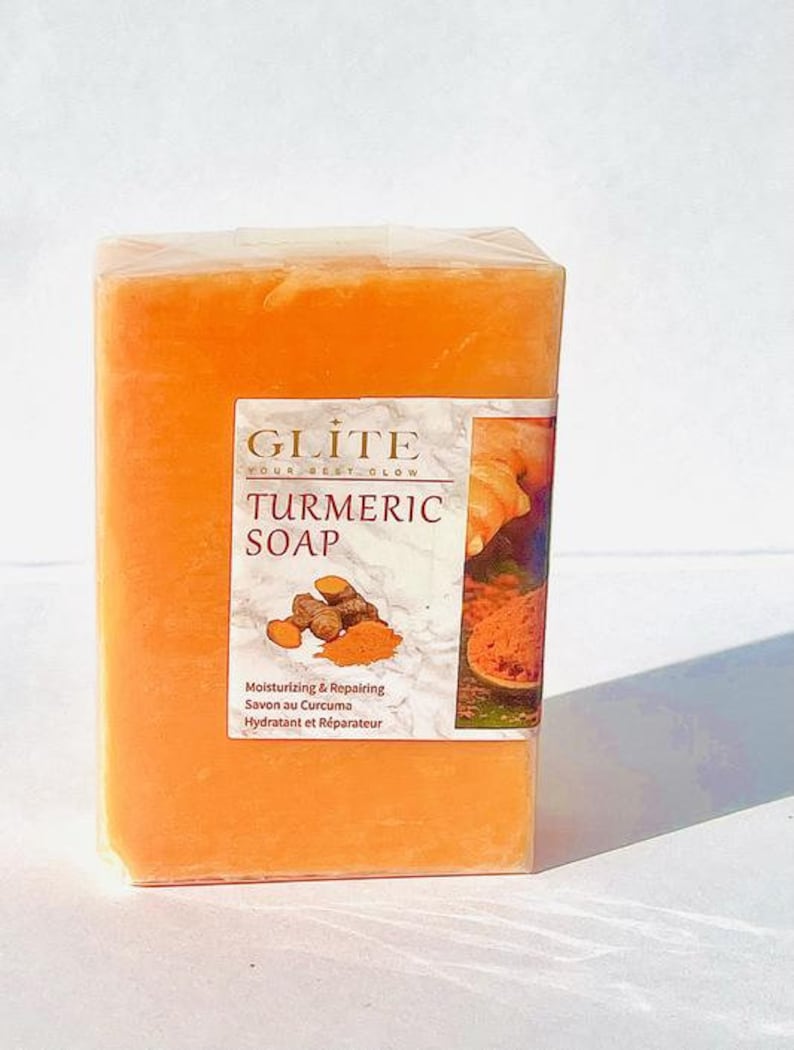 Savon Au Curcuma éclaircissant Et Exfoliant 225g - Anti-taches - Made In France - Neuf