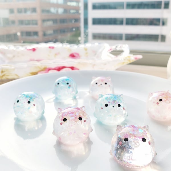 Crystal Inspired Animal- Cute handmade resin animal