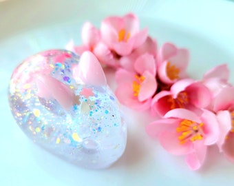Japanese Snow Rabbit - Yuki Usagi / Cute Chibi Snow Bunny/ Kawaii