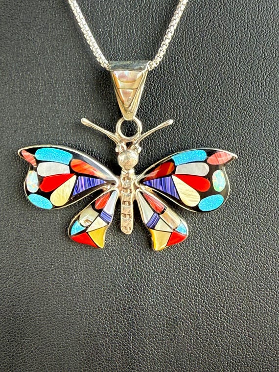 Butterfly necklace G123 View 4