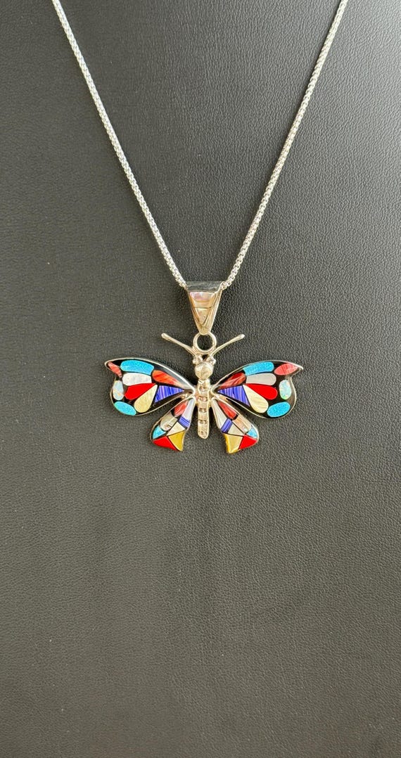 Butterfly necklace G123 View 2