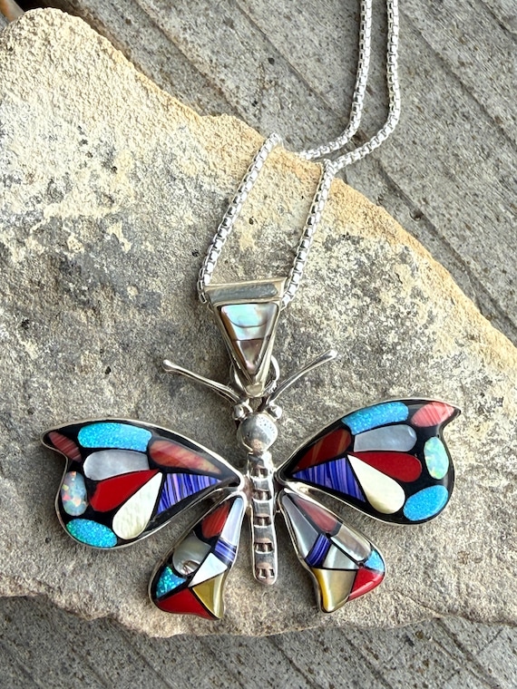Butterfly necklace G123 View 5