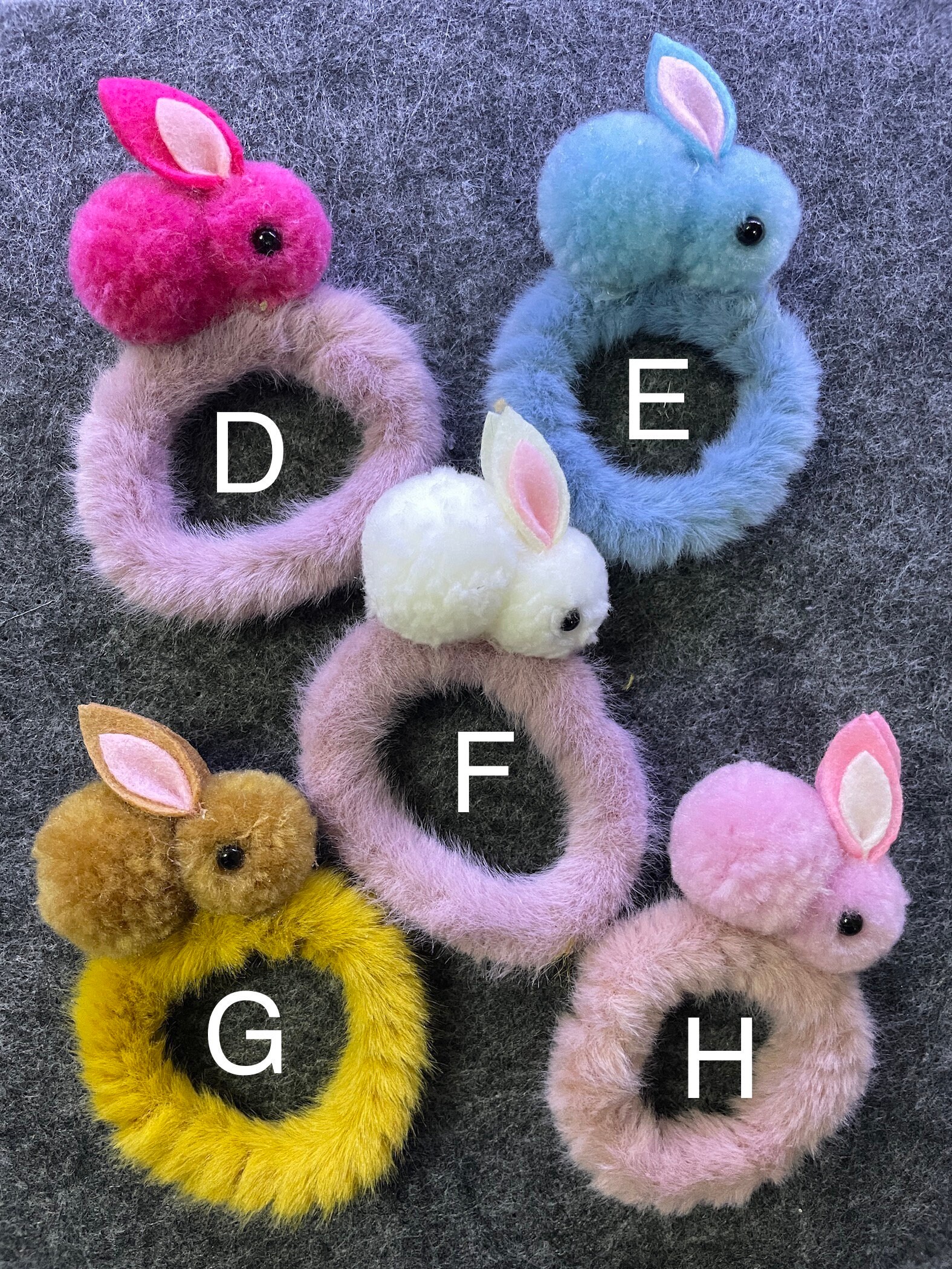 Plush Handmade Rabbit Hair Clip Rabbit Hair Accessories Etsy UK