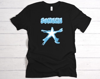 Camiseta con la bandera de la estrella de Somalia