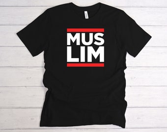 Muslim Pride Graphic T-Shirt – Bold Font Islam Tee