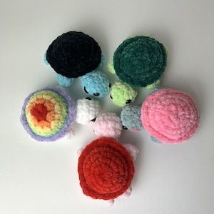 Gehaakte schildpadden | schildpad-amigurumi | superzachte knuffel