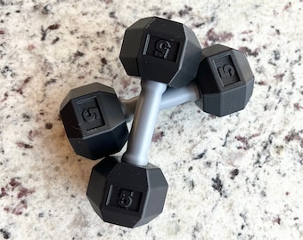 Baby RATTLE Dumbbell! Perfect for Fitness Lovers and Baby Gifts!