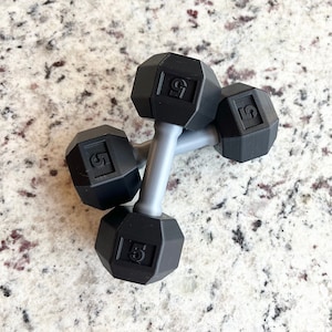 Baby RATTLE Dumbbell! Perfect for Fitness Lovers and Baby Gifts!