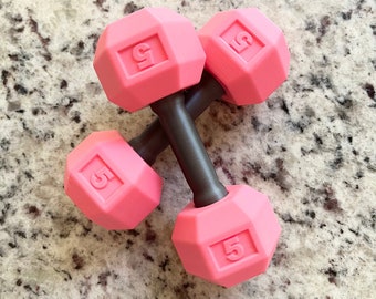 Baby RATTLE Dumbbell! Perfect for Fitness Lovers and Baby Gifts