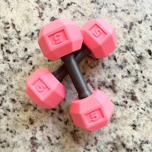 Baby RATTLE Dumbbell! Perfect for Fitness Lovers and Baby Gifts