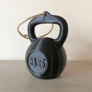 Kettlebell Ornament!! Perfect Gift for Fitness Lovers and Personal Trainers!