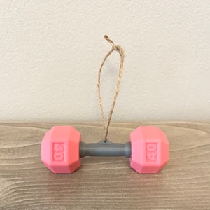 Dumbbell Ornament, Perfect Christmas Gift for Fitness Lovers!