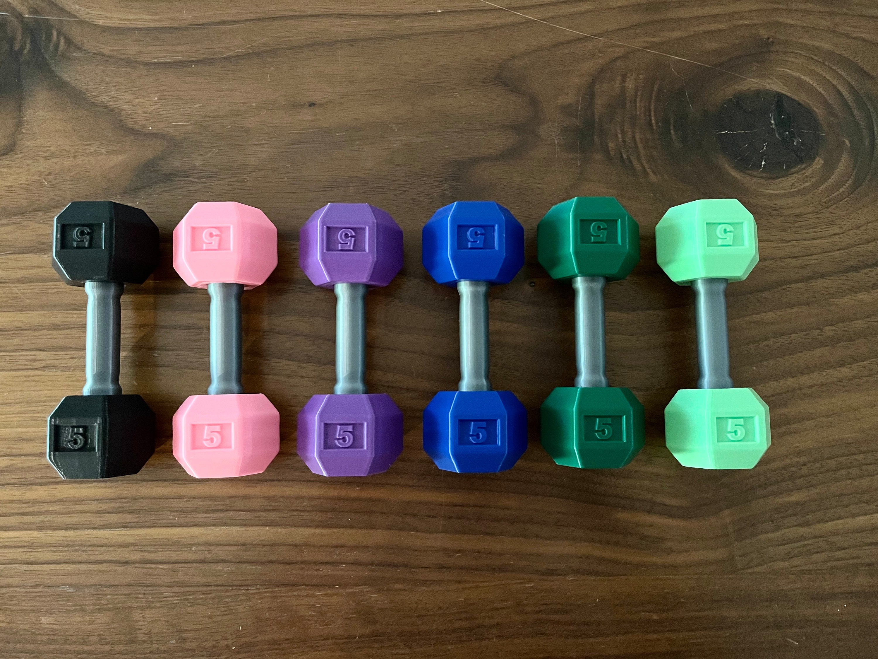 (Set of 2pcs)Mini Rattle Dumbbells, Perfect for Fitness Lovers and Baby Gifts, Mini Rattle