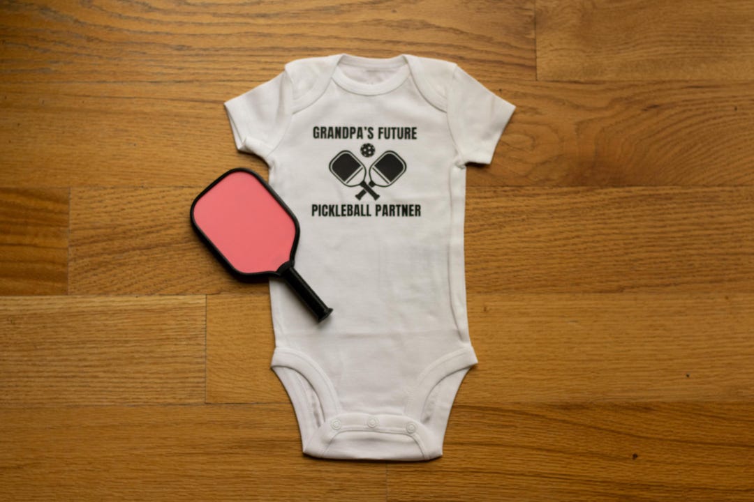 Set of Baby RATTLE Pickleball Paddle and 