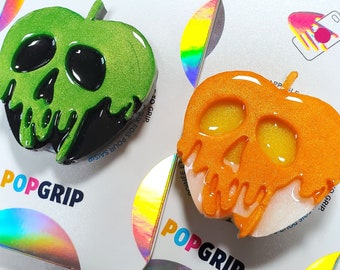Evil Queen's Poisoned Apple Inspired | Phone Grips | Badge Reels | Halloween Favors | Gift Ideas
