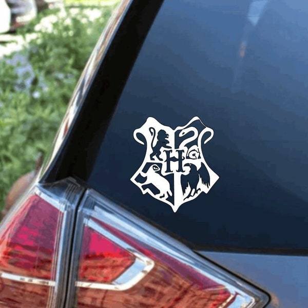 Wizard School Crest | Emblem Decal | Car Decal | Phone Sticker | Laptop Decal