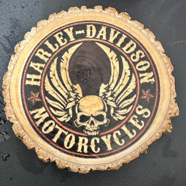 Harley Davidson Skull Ornament