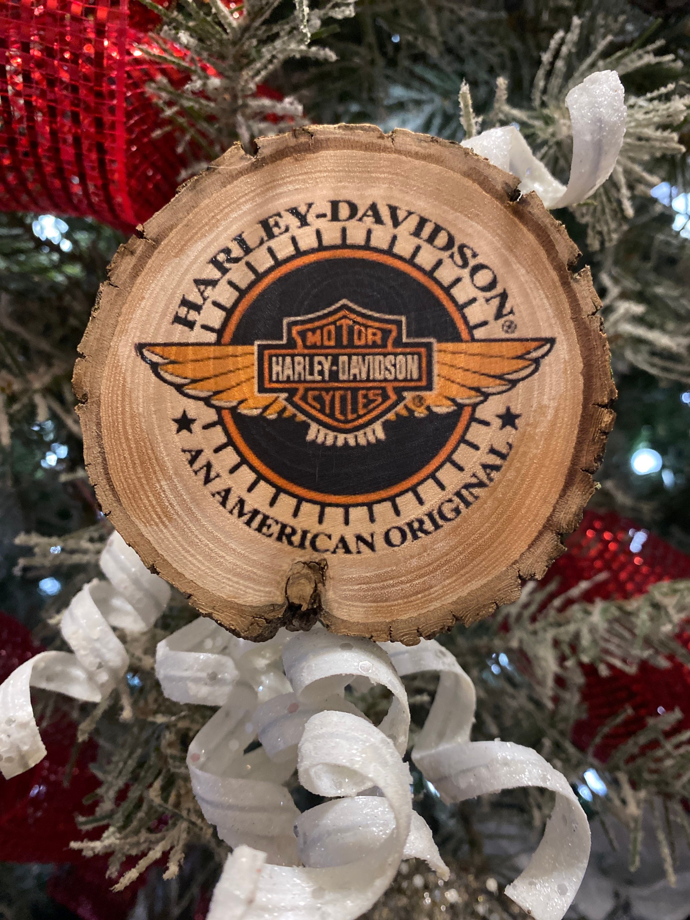 Harley Davidson Christmas Ornament Etsy